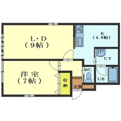 オールドイーストハウスの物件間取画像